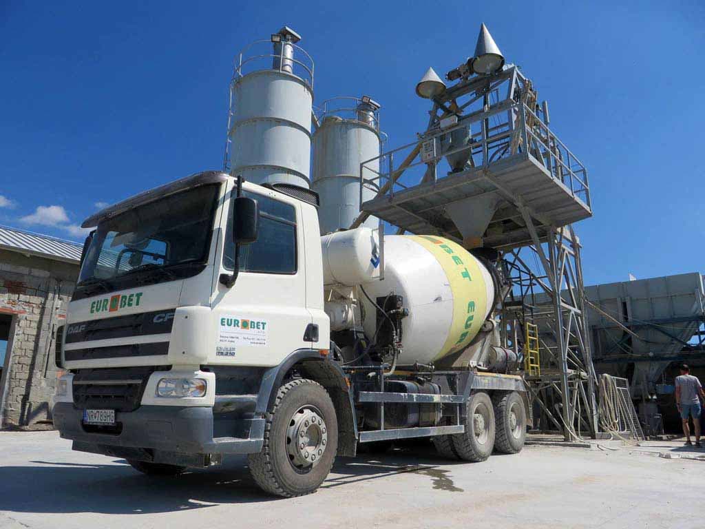 DAF domiešavač betónu - objem 6m³